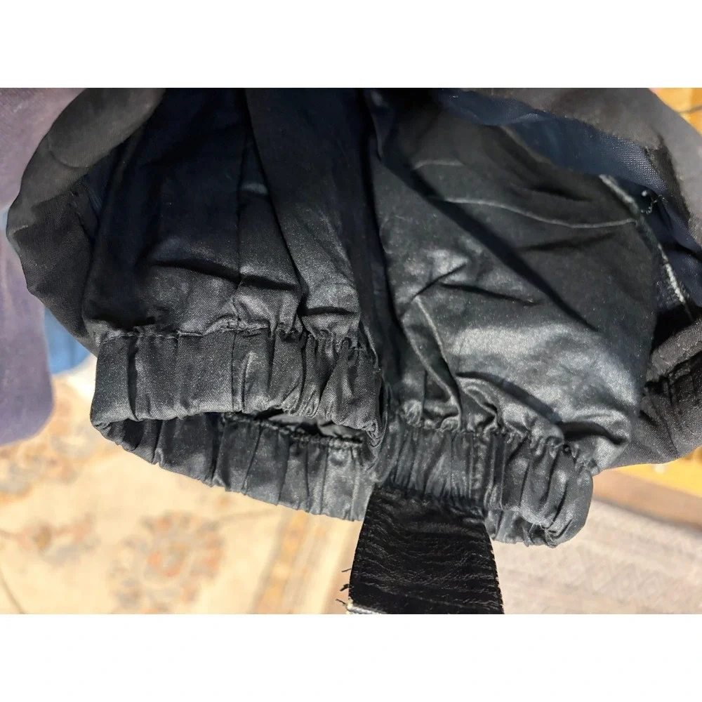 Mens 36 Soft Shell VTG Obermeyer Ober-Bib Black Overalls Snow Ski Snowboard S‎